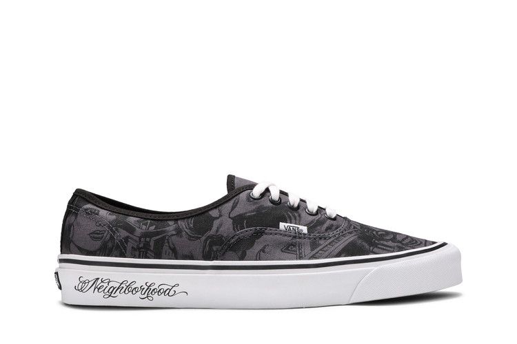 NEIGHBORHOOD x Mister Cartoon x Vans Authentic 44 DX 'Tattoo Print' — Grey