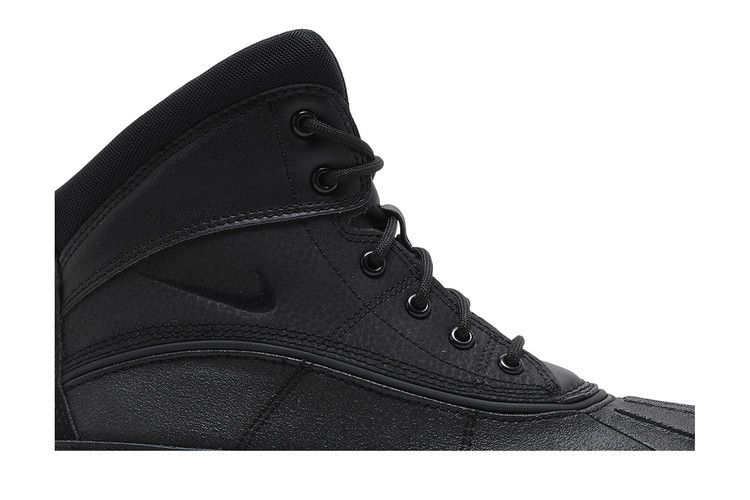 Nike Woodside 2 High GS 'Triple Black' — Black/Black/Black