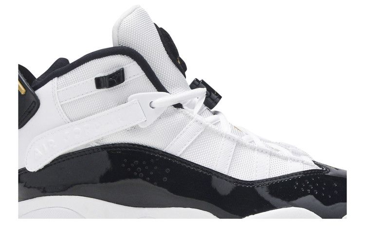 Air Jordan 6 Rings GS 'Defining Moments' — White/Black/Ice/Metallic Gold