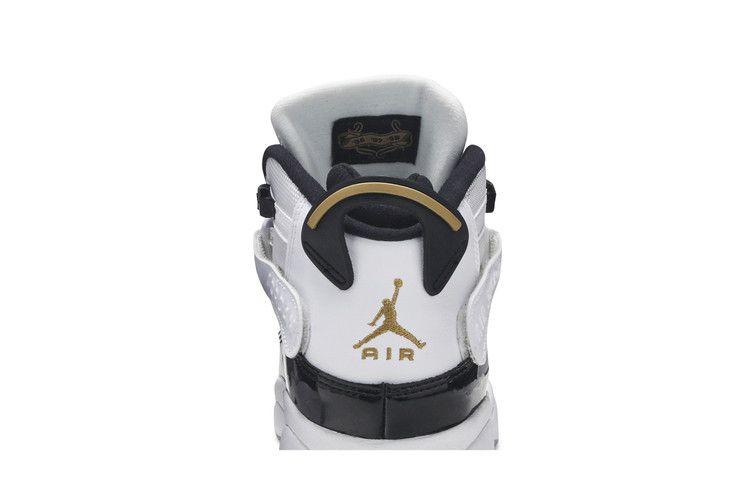 Air Jordan 6 Rings GS 'Defining Moments' — White/Black/Ice/Metallic Gold