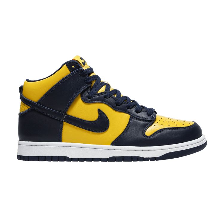 Nike Men's Dunk High SP 'Michigan' 2020 — Varsity Maize/Midnight Navy/Midnight Navy