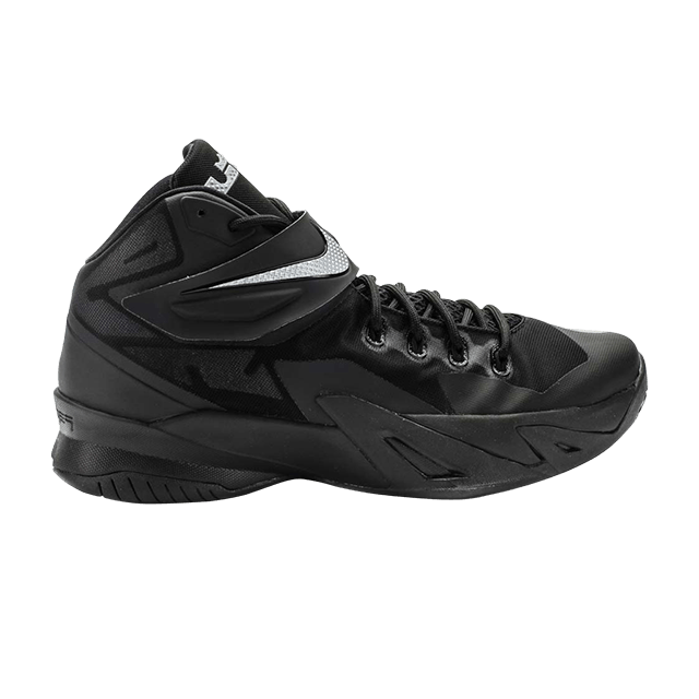 Nike Zoom LeBron Soldier 8 — Black/Metallic Silver