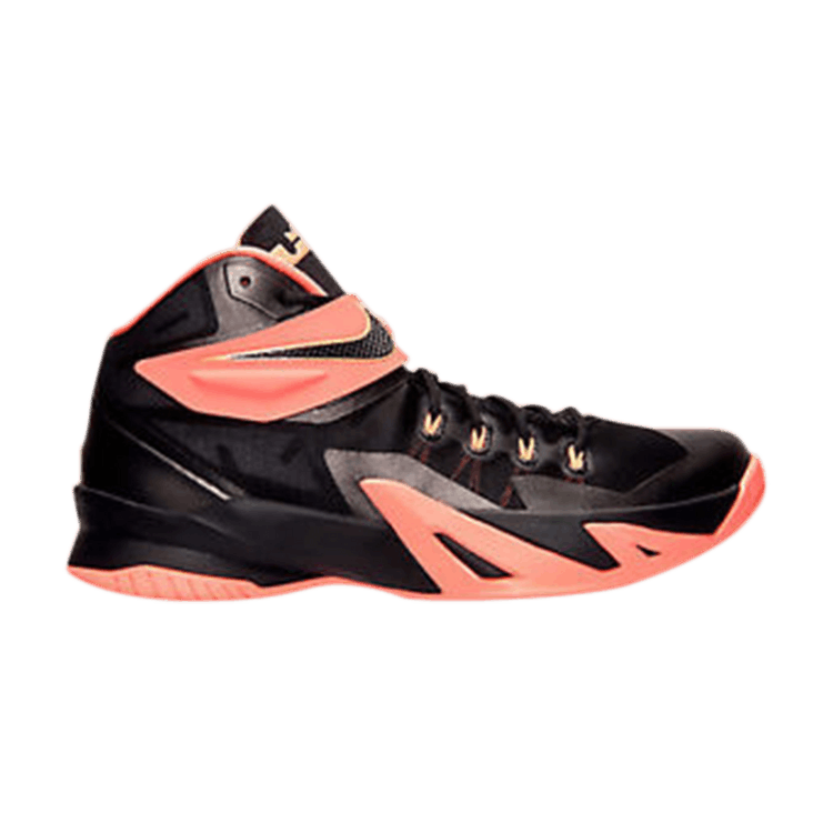 Nike Zoom LeBron Soldier 8 'Punch' — Black/Bright Mango-Peach