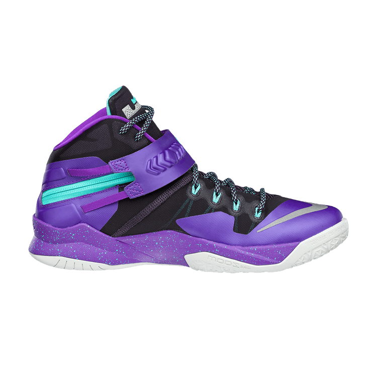 Nike Zoom Soldier 8 'Summit Lake Hornets' — Court Purple/Metallic Silver/Hyper Grape