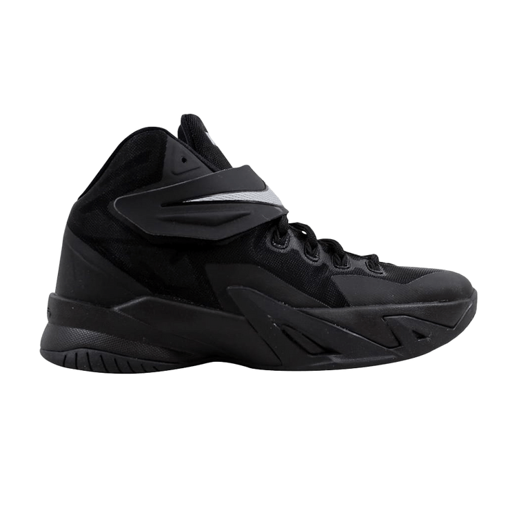 Nike LeBron Zoom Soldier 8 GS — Black/Metallic Silver