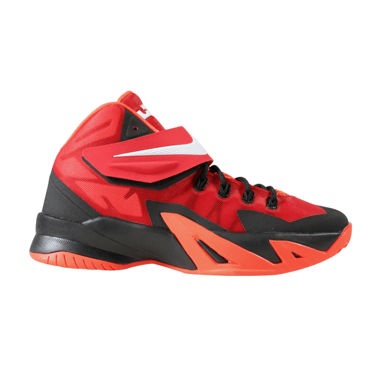 Nike Zoom LeBron Soldier 8 GS — Black/Gym Red/Bright Crimson/White