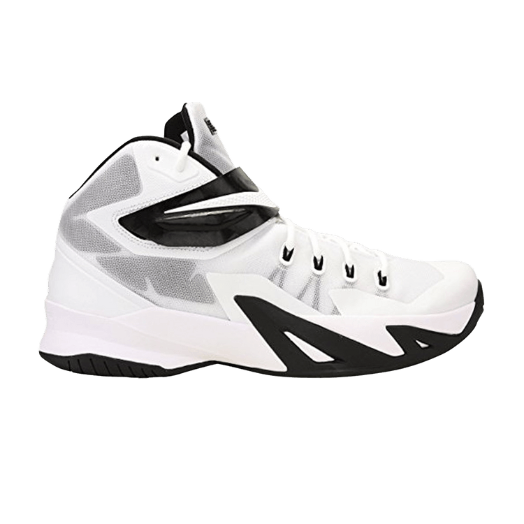 Nike LeBron Zoom Soldier 8 TB 'White Black' — White/Black