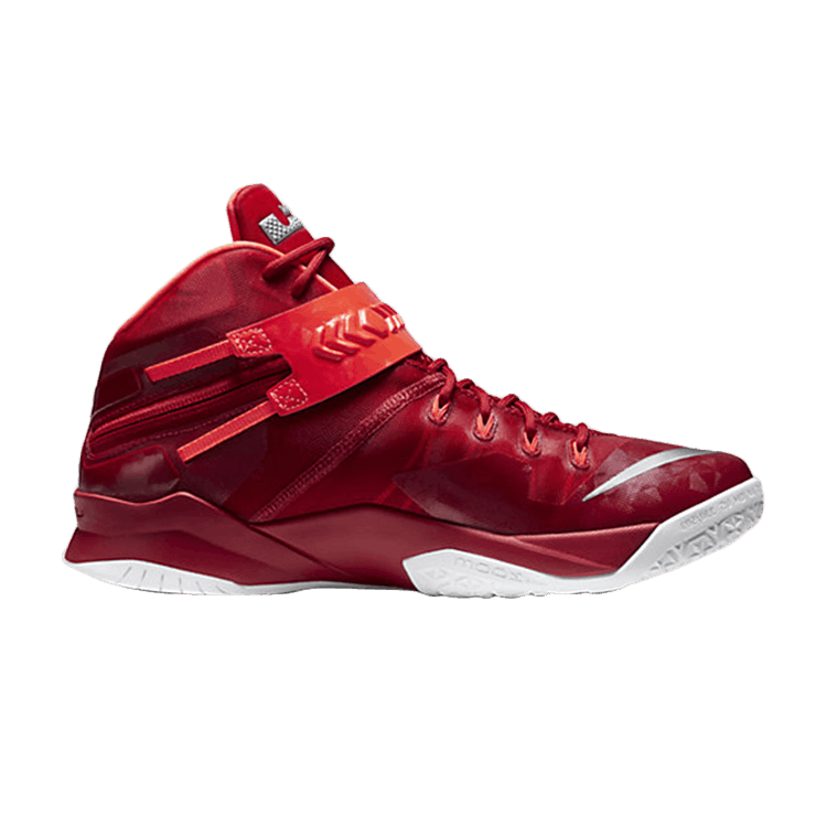 Nike LeBron Zoom Solider 8 TB — Gym Red/Bright Crimson-Metallic Silver