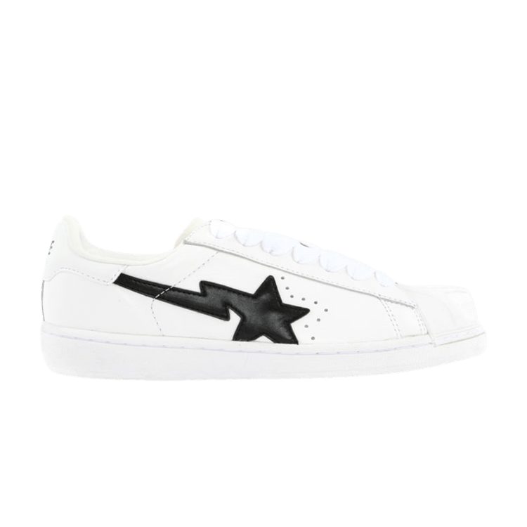 BAPE Skullsta FS-004 Low 'White Black' — White/Black