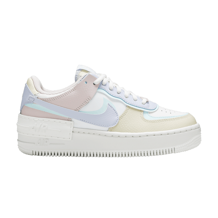 Nike Wmns Air Force 1 Shadow 'Pastel' — Summit White/Glacier Blue/Fossil/Ghost
