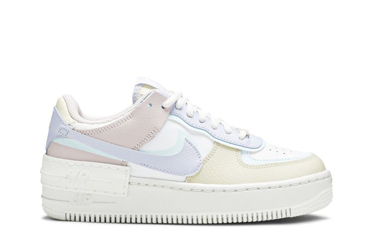 Nike Wmns Air Force 1 Shadow 'Pastel' — Summit White/Glacier Blue/Fossil/Ghost (2)