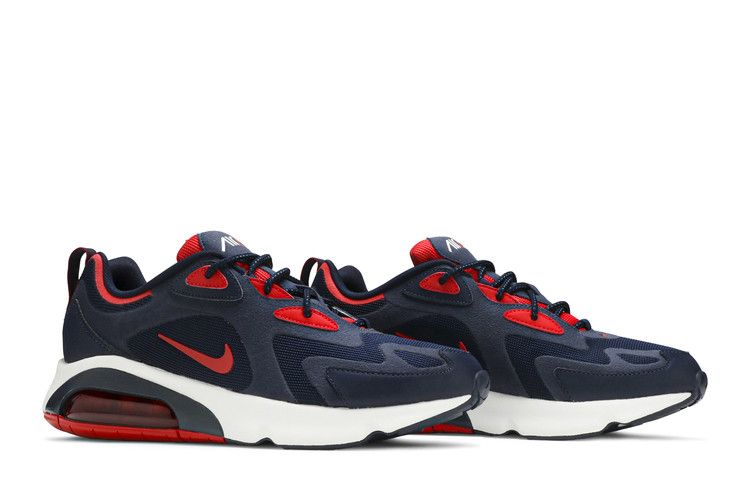 Nike Air Max 200 'Obsidian University Red' — Obsidian/Summit White/University Red