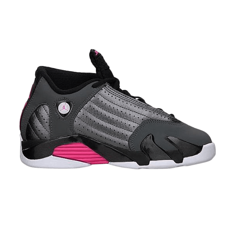 Air Jordan 14 Retro GP 'Hyper Pink' — Metallic Dark Grey/Hyper Pink/Black/White