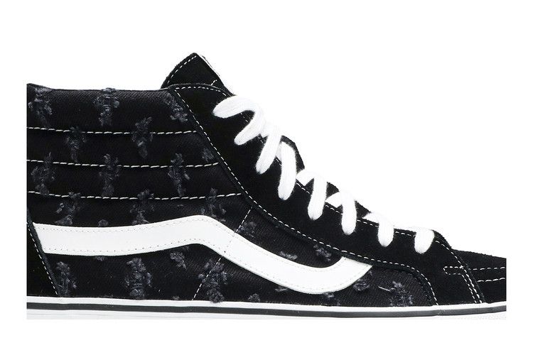 Supreme x Vans Sk8-Hi 'Black Hole Punch Denim' — Black Hole Punch Denim