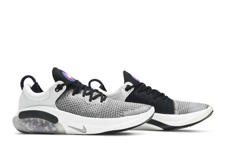 Nike Joyride Run Flyknit 'Black Iron Grey' — Pure Platinum/Black/Iron Grey/Racer Blue