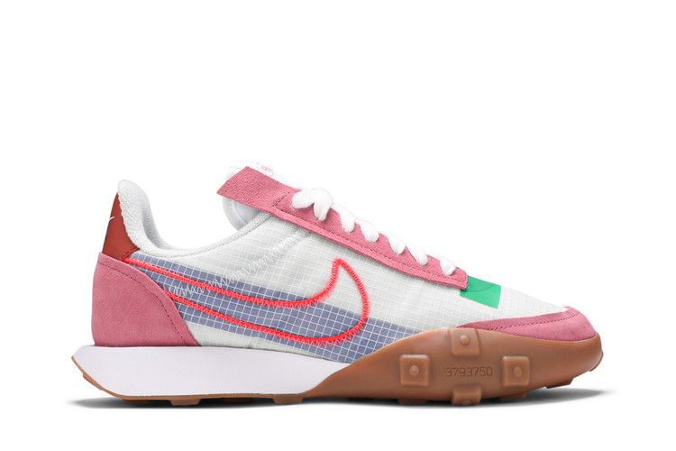 Nike Wmns Waffle Racer 2X 'Desert Berry Crimson' — Desert Berry/Light Silver/White/Bright Crimson