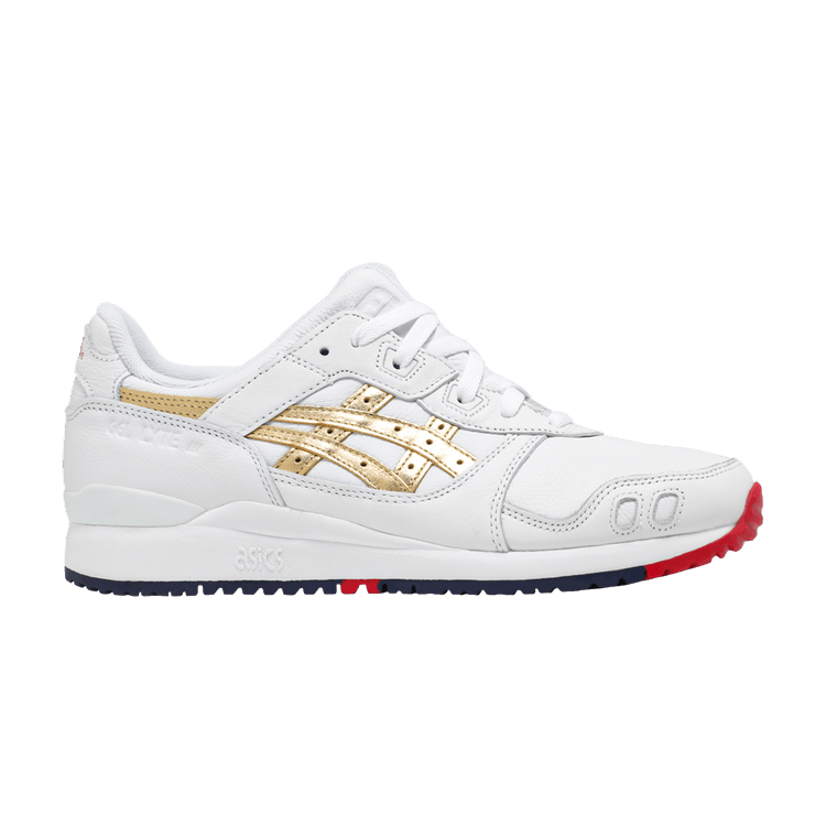 Kith x ASICS Gel Lyte 3 OG 'Tokyo Trio Pack - Super Gold' — White.Rich Gold