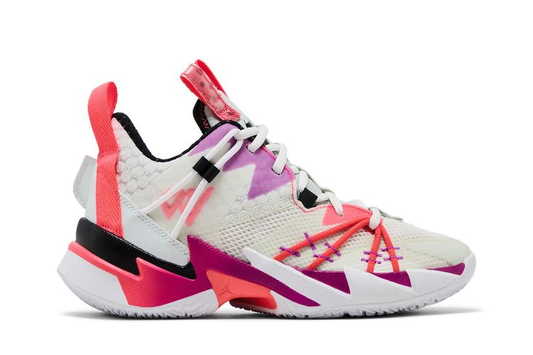 Air Jordan Why Not Zer0.3 SE GS 'Flash Crimson' — Sail/Spruce Aura/Flash Crimson/Black