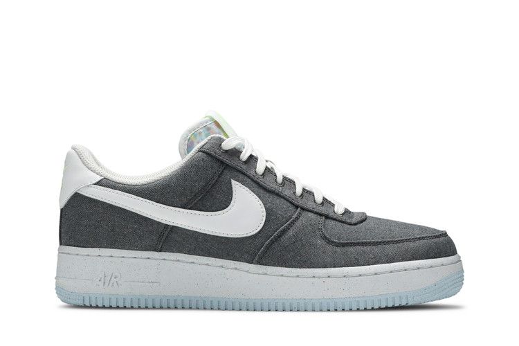 Nike Air Force 1 Low '07 'Recycled Canvas Pack - Iron Grey' — Iron Grey/White/Barely Volt (2)