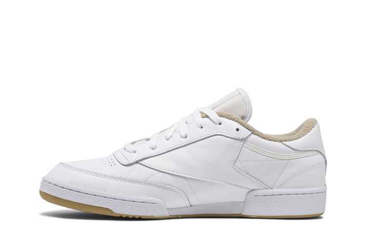 JJJJound x Reebok Club C 85 'White Gum' — White/Chalk