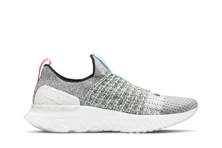 Nike React Phantom Run Flyknit 2 'Crater' — White/Flash Crimson/Baltic Blue/Black (2)