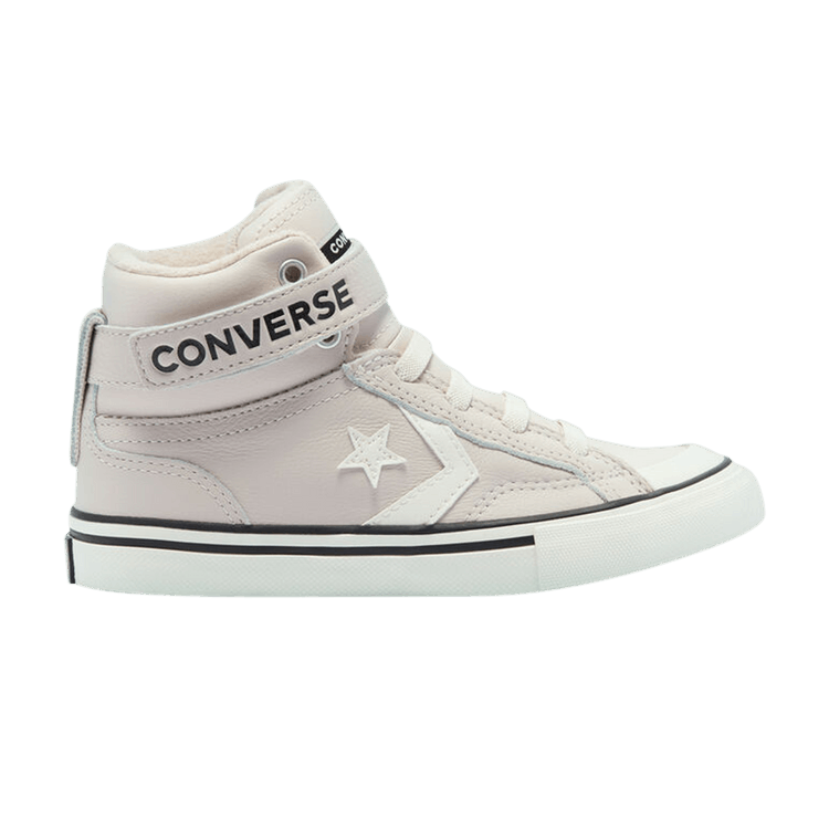 Converse Pro Blaze Strap High GS 'Leather &amp; Heathered Knit - Silt Red' — Silt Red/Bright Coral/Egret
