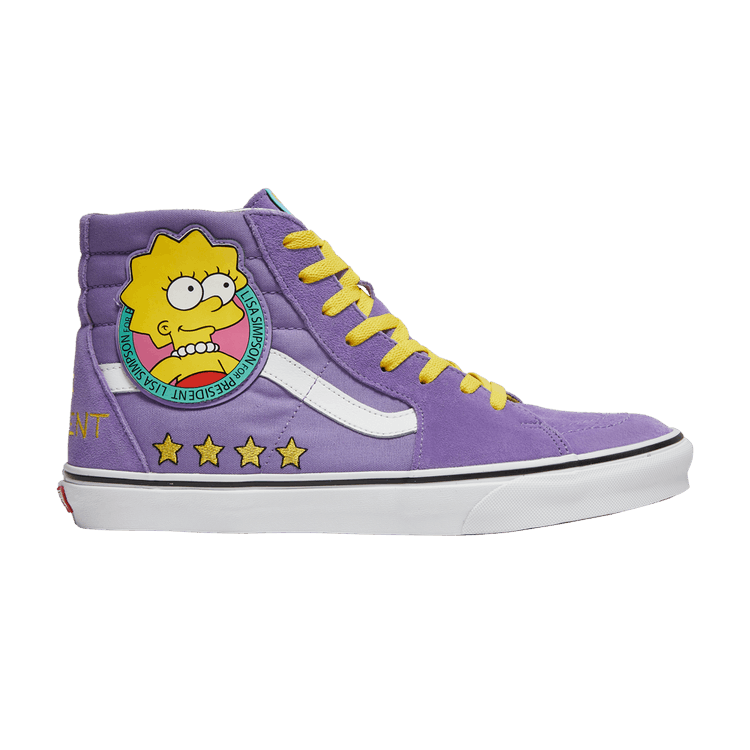 The Simpsons x Vans Sk8-Hi 'Lisa 4 Prez' — Purple
