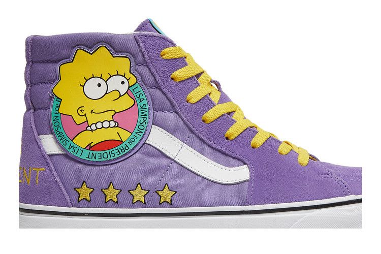 The Simpsons x Vans Sk8-Hi 'Lisa 4 Prez' — Purple
