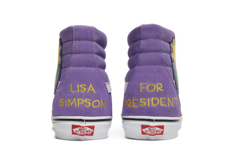 The Simpsons x Vans Sk8-Hi 'Lisa 4 Prez' — Purple