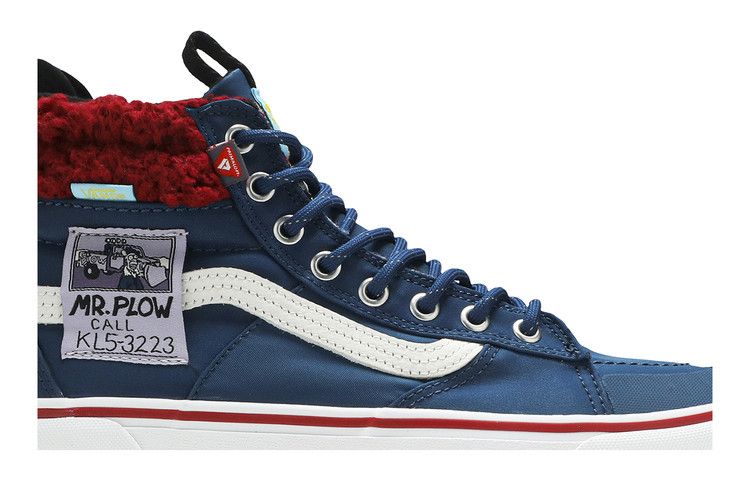 Vans The Simpsons x Sk8-Hi MTE 2.0 DX 'Mr. Plow' — Navy