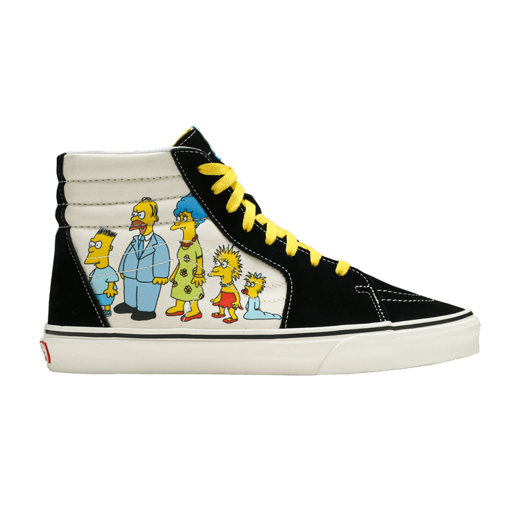 The Simpsons x Vans Sk8-Hi 'Simpsons Family 1987-2020' — Black