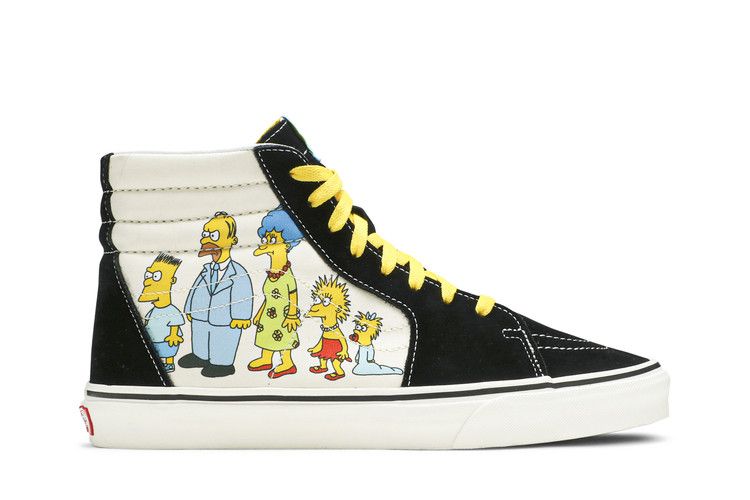The Simpsons x Vans Sk8-Hi 'Simpsons Family 1987-2020' — Black