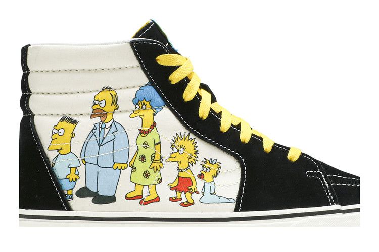 The Simpsons x Vans Sk8-Hi 'Simpsons Family 1987-2020' — Black