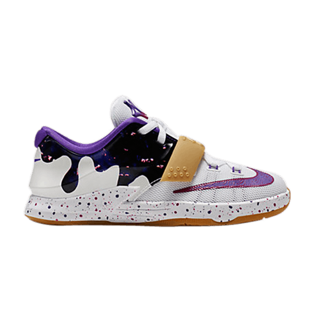 Nike KD 7 PS — White/Fuchsia Flash/Team Orange/Hyper Grape
