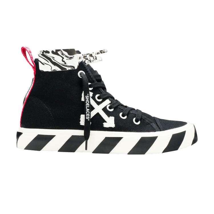 Off-White Vulc Sneaker Mid 'Black White' — Black/White/Pink
