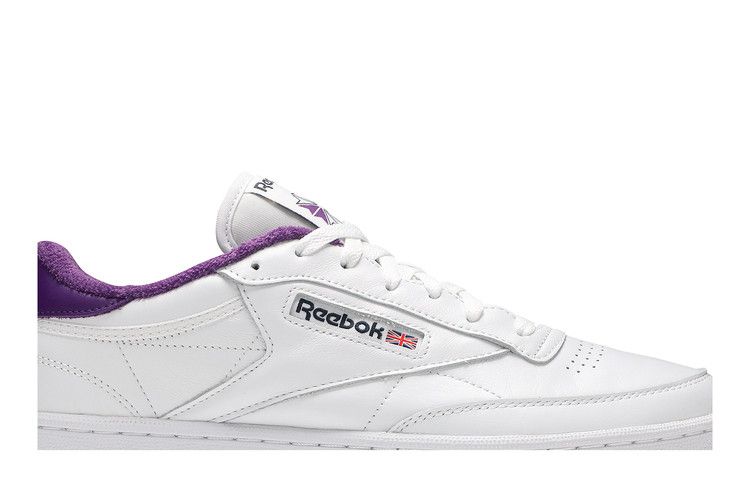 Eric Emanuel x Reebok Club C 85 'Regal Purple' — White/Regal Purple/Retro Yellow