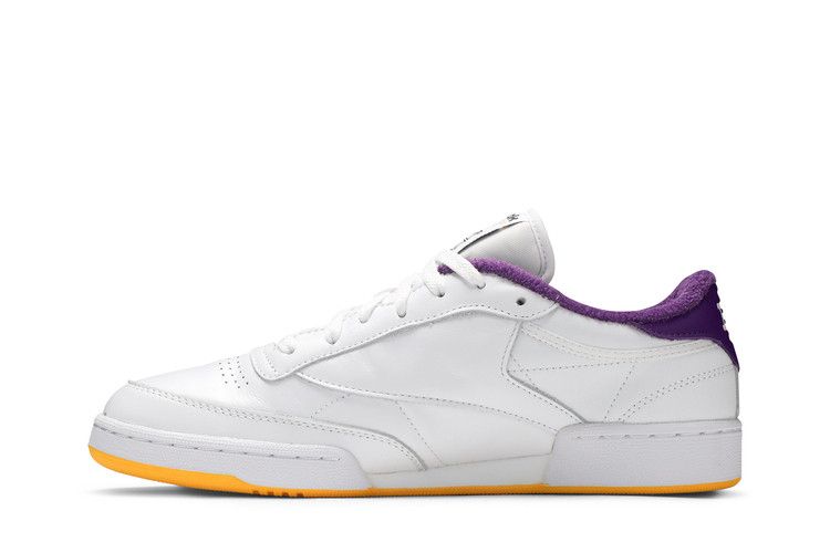 Eric Emanuel x Reebok Club C 85 'Regal Purple' — White/Regal Purple/Retro Yellow