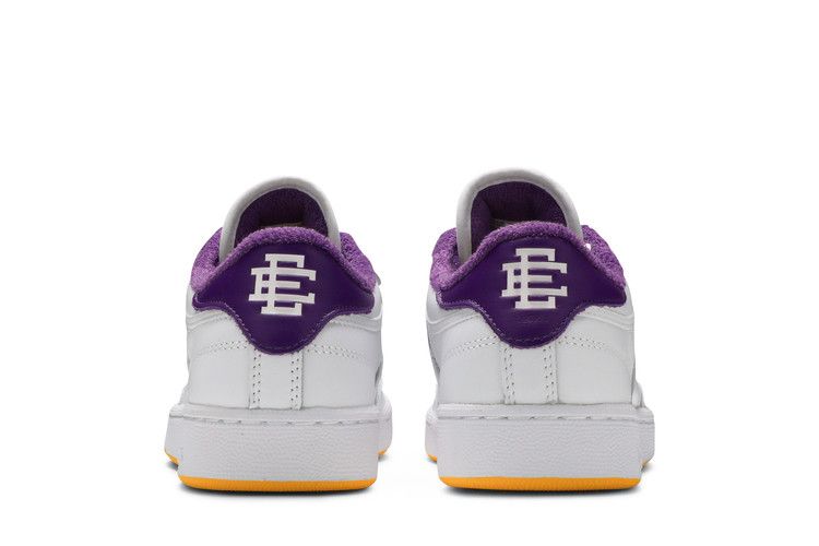 Eric Emanuel x Reebok Club C 85 'Regal Purple' — White/Regal Purple/Retro Yellow