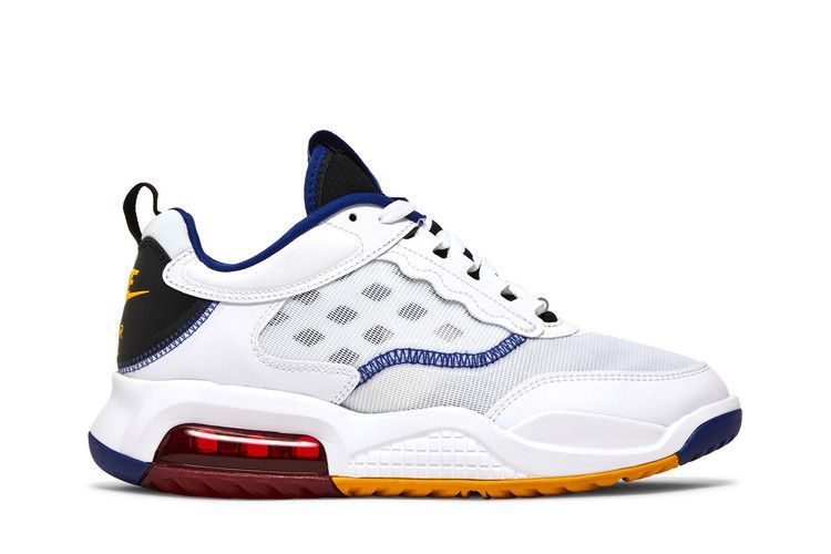 Nike Jordan Air Max 200 'Dark Sulfur' — White/Black/Gym Red/Dark Sulfur