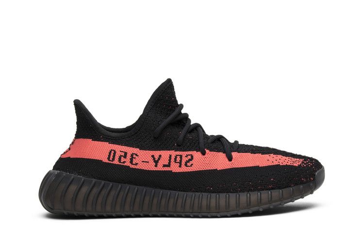 adidas Yeezy Boost 350 V2 'Red' — Core Black/Red/Core Black