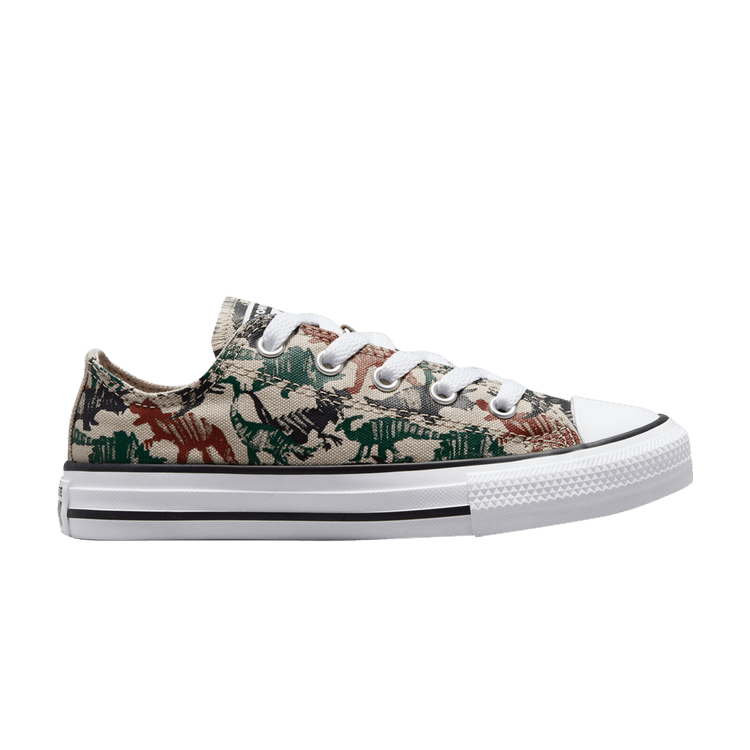 Converse Chuck Taylor All Star GS 'Dino Daze' — String/White/Black