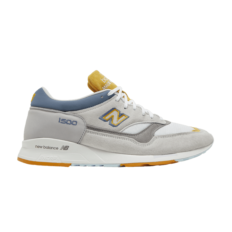 END. x New Balance 1500 Made In England 'Grey Heron' — Grey/Light Grey/Yellow