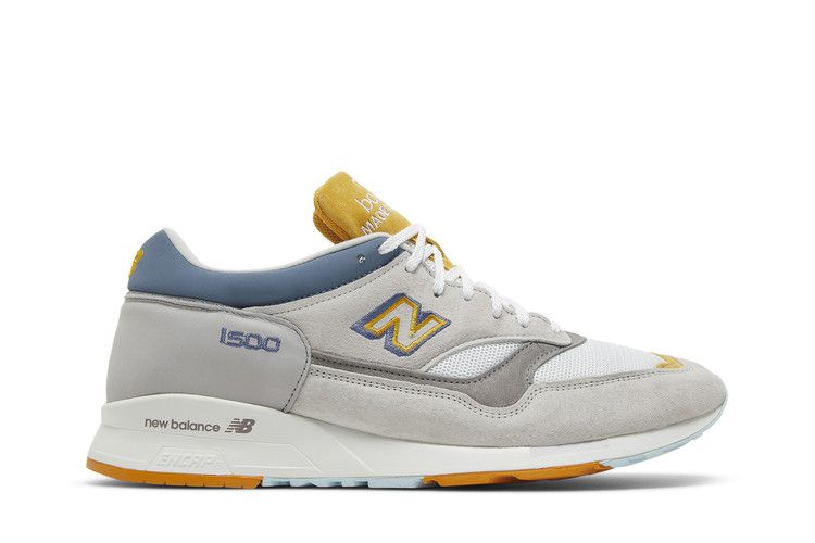 END. x New Balance 1500 Made In England 'Grey Heron' — Grey/Light Grey/Yellow