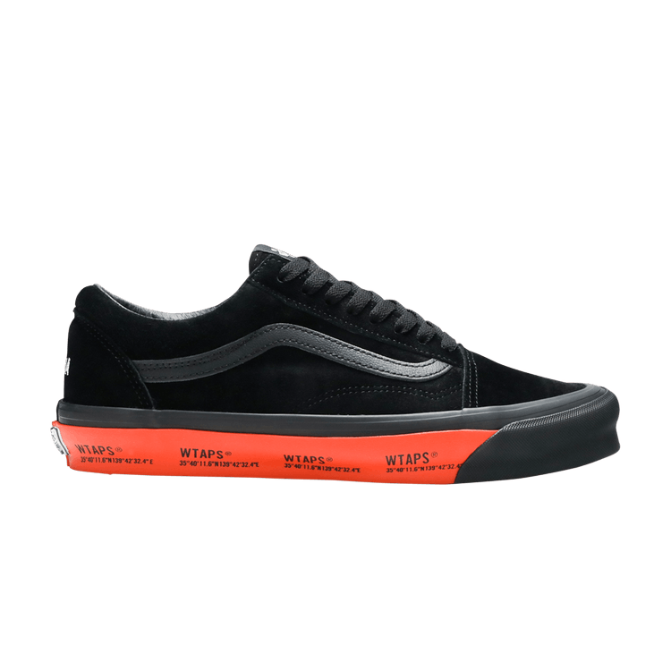 WTAPS x Vans Old Skool LX 'Black Orange' — Black/Orange