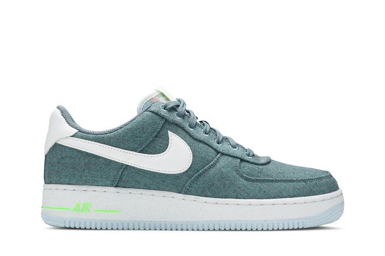 Nike Air Force 1 Low '07 'Recycled Canvas Pack - Ozone Blue' — Ozone Blue/White/Barely Volt (2)