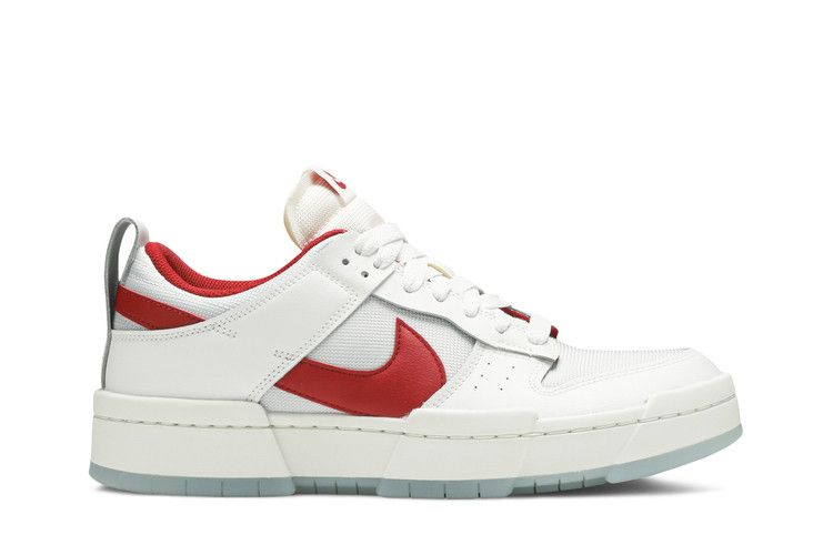 Nike Wmns Dunk Low Disrupt 'White Gym Red' — Summit White/Gym Red/Photon Dust/Sail (2)