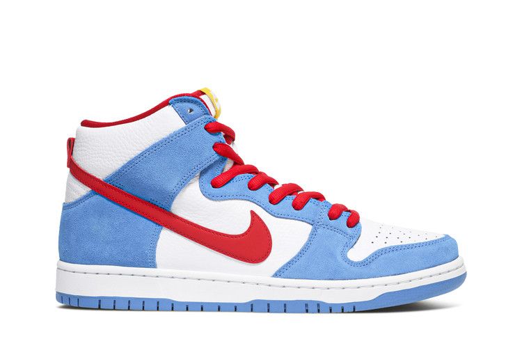 Nike Dunk High SB 'Doraemon' — Light Photo Blue/Light Photo Blue/Speed Yellow/University Red (2)