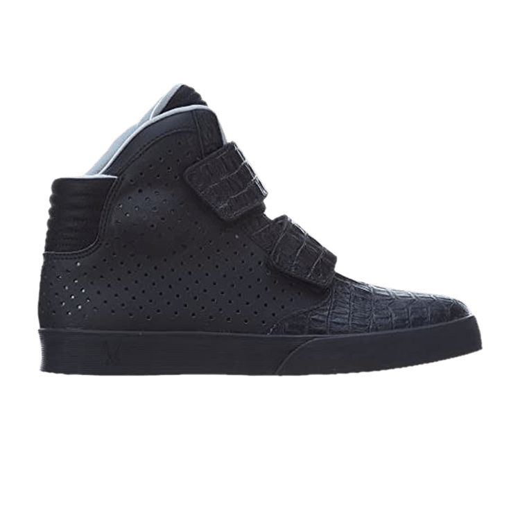 Nike Flystepper 2K3 Premium 'Alligator Black' — Black/Metallic Silver