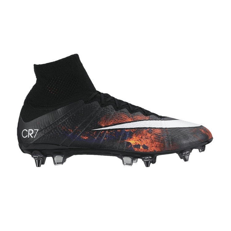 Nike Mercurial Superfly CR7 SG Pro 'Savage Beauty' — Black/White/Total Crimson