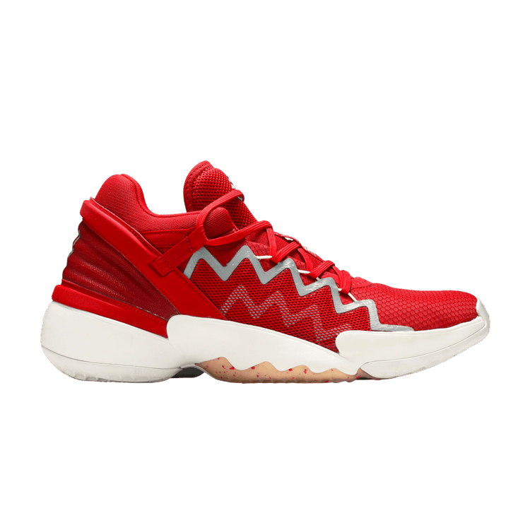 Adidas D.O.N. Issue #2 'Power Red' — Power Red/Cloud White/Silver Metallic